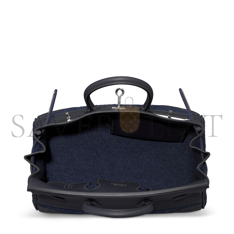 H**me5 master birkin 25 go team bleu nuit swift bag (25*20*13cm)